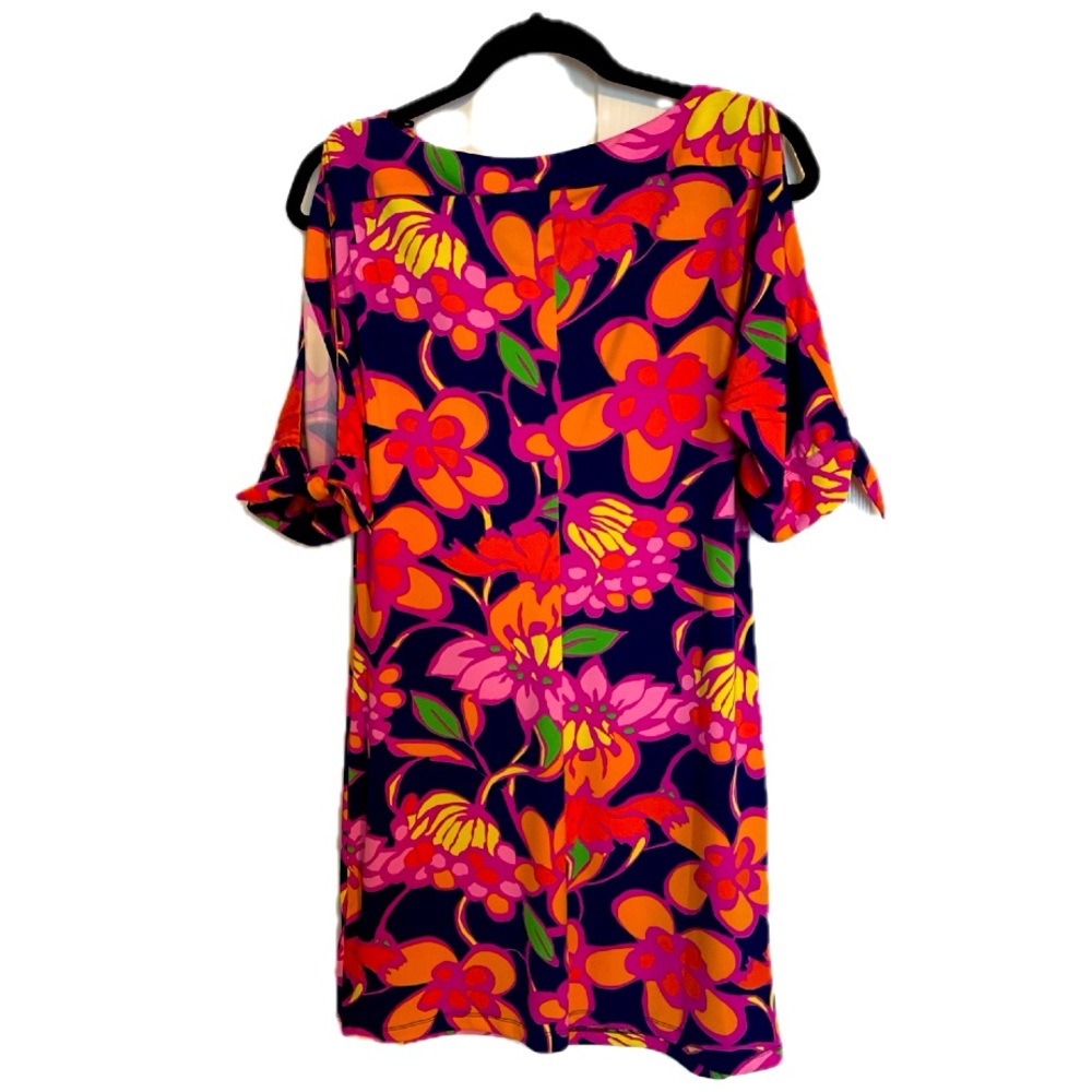 Trina Turk Vinet Floral Split-Sleeve Dress Small NWT - Picture 3 of 8
